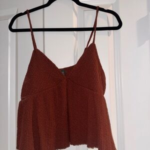 Wild Fable Rust Ribbed Camisole